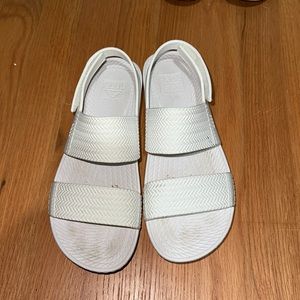 REEF white sandals